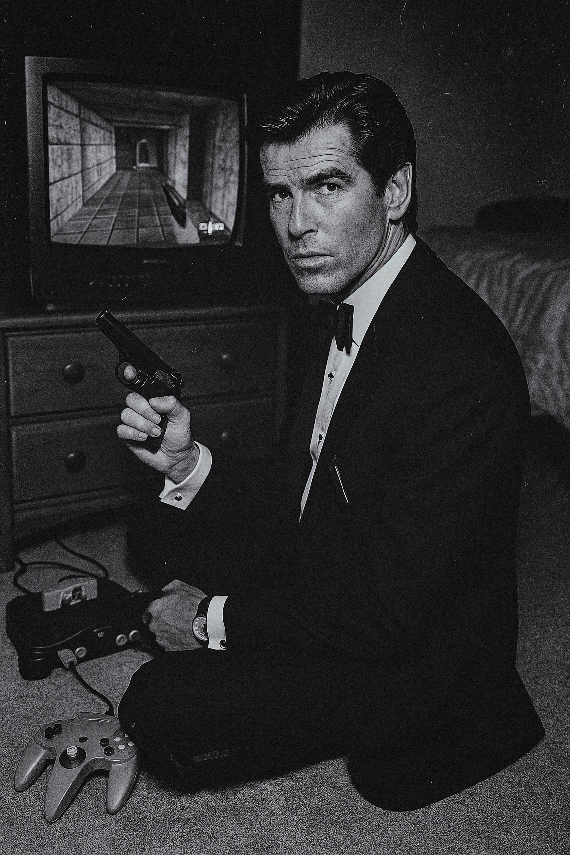 Pierce Brosnan nostalgic gaming moment