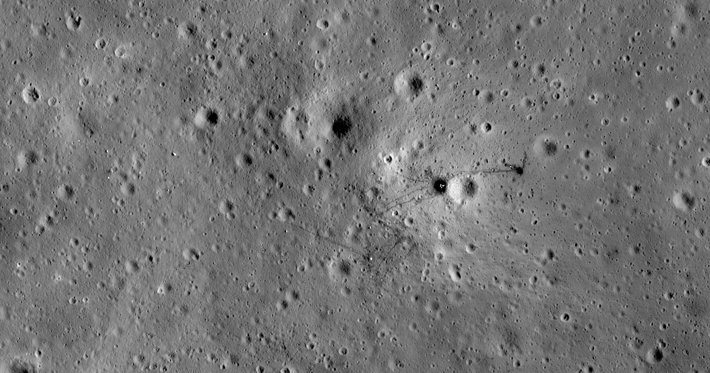 Apollo 16 site LRO image